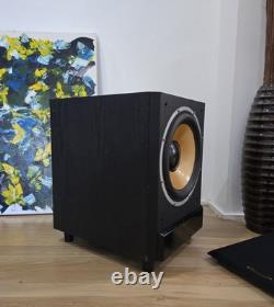 Accusound OM1050 Powered 120W Active Subwoofer Speaker Stereo HiFi Sub -Gosford