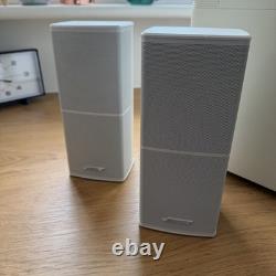 Acoustimass 5 Series V stereo speaker system White inc wall mount plates