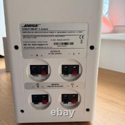 Acoustimass 5 Series V stereo speaker system White inc wall mount plates Acoustimass 5 Series V stereo speaker system White inc wall mount plates