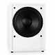 Active Subwoofer 10 Woofer Bass Reflex Stereo Rca Home Audio Led 250w White