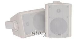 Adastra 30W Amplified Stereo Speakers (Pair) White 170.165UK TV & Audio