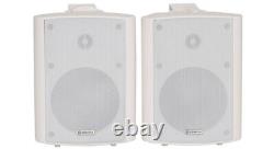 Adastra 30W Amplified Stereo Speakers (Pair) White 170.165UK TV & Audio