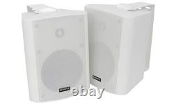 Adastra BC5W 5.25 Stereo Wall Speakers Pair White Hi-Fi/Surround Sound