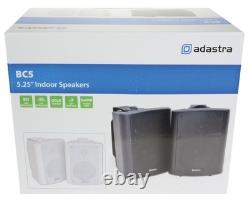 Adastra BC5W 5.25 Stereo Wall Speakers Pair White Hi-Fi/Surround Sound