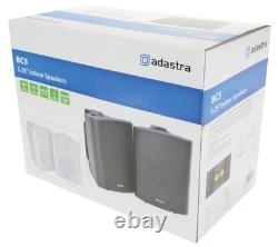Adastra BC5W 5.25 Stereo Wall Speakers Pair White Hi-Fi/Surround Sound