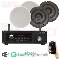 Adastra S260 WIFI Bluetooth Internet Streaming Amplifier Ceiling Speaker Bundle