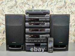 Aiwa MX-Z9300M Stereo Stack System HiFi Separates Sound Speakers + Remote