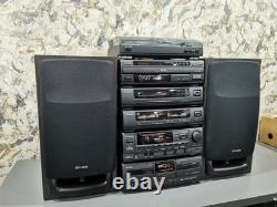 Aiwa MX-Z9300M Stereo Stack System HiFi Separates Sound Speakers + Remote
