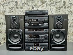 Aiwa MX-Z9300M Stereo Stack System HiFi Separates Sound Speakers + Remote