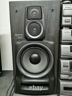 Aiwa MX-Z9500 Stereo Stack System Hifi Separates Sound Speakers