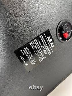 Akai SR-U600 HiFi Stereo Speaker System High Fidelity Sound READ DESCRIPTION