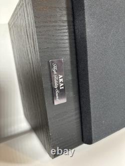 Akai SR-U600 HiFi Stereo Speaker System High Fidelity Sound READ DESCRIPTION