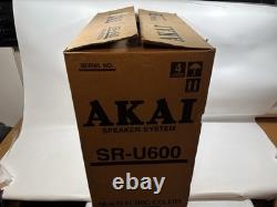Akai SR-U600 HiFi Stereo Speaker System High Fidelity Sound READ DESCRIPTION
