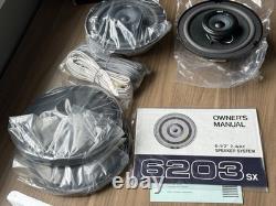 Alpine Speakers Car Audio Stereo Old School 6-1/2 6203 Rare Lambo Porsche Bmw