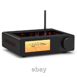 Ampapa D1 Bluetooth Amplifier HIFI TPA3255 Amp with VU Meters Display, HPF, Remote