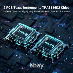 Audio BT20A Bluetooth Amplifier for Speakers, Mini Stereo 2 Channel Amp Class D