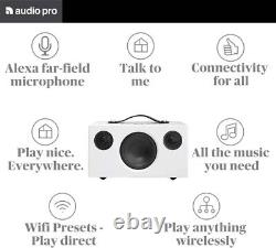 Audio Pro Addon C5A Multiroom Smart Speaker with Built In Amazon Alexa White NEW