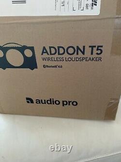 Audio Pro Addon T5 Bluetooth Stereo Wireless Speaker White