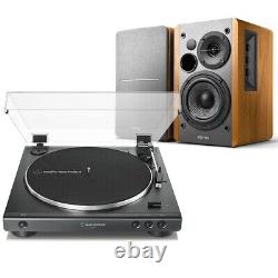 Audio-Technica AT-LP60X Turntable + Edifier R1280DB Maple Bluetooth Speakers