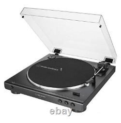 Audio-Technica AT-LP60X Turntable and Edifier R1280T Black Speakers