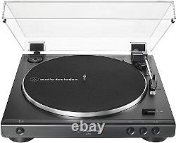 Audio-Technica AT-LP60X Turntable and Kanto YU Black Active Speakers