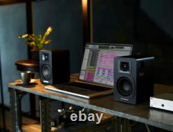 Audio-Technica AT-SP3X Powered Bluetooth Bookshelf Speakers Black