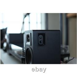 Audio Technica AT-SP3X Powered Bookshelf Speakers with Bluetooth Black