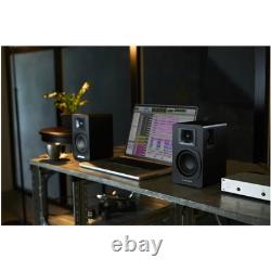 Audio Technica AT-SP3X Powered Bookshelf Speakers with Bluetooth Black