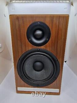 Audioengine HD6 150W Powered Speakers with aptX-HD, 24-bit DAC Walnut