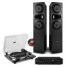 Audizio Toledo Premium Vinyl Record Player With Bluetooth In & Out Home Audio