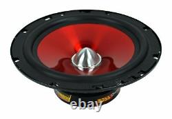 BOSS 6.5 350W Car 2 Way Component Car Audio Speakers System Red Stereo (6 Pack)