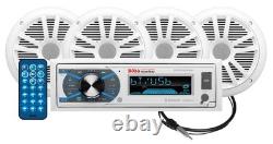 BOSS Audio Systems MCK632WB. 64 Marine Boat Stereo & 6.5 Inch Speakers Package