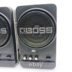 BOSS MA-12 AV Pair Powered Monitor Speaker AV Audio Compact Stereo Tested BD202
