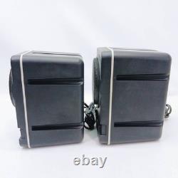 BOSS MA-12 AV Pair Powered Monitor Speaker AV Audio Compact Stereo Tested BD202