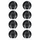 Boss Nx654 6.5 400w 4-way Car Audio Coaxial Speakers Stereo, Black (8 Speakers)