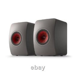 BRAND NEW SEALED KEF LS50 Wireless II Studio Bookshelf Speakers Titanium Grey