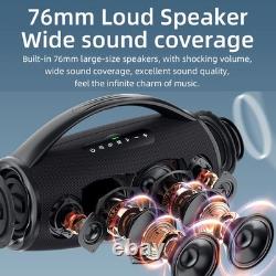 BT Speaker Wireless Stereo Speaker With 80W Booming Sound Colorful Lights