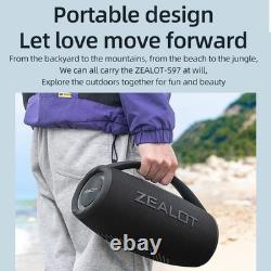 BT Speaker Wireless Stereo Speaker With 80W Booming Sound Colorful Lights