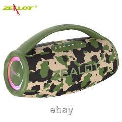 BT Speaker Wireless Stereo Speaker With 80W Booming Sound Colorful Lights