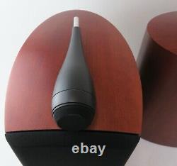 B&W 805s stereo speakers in cherrywood boxed with packaging ideal audio