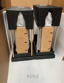 B&W Bowers & Wilkins 801 D4 stereo speakers in Gloss Black boxed idea audio
