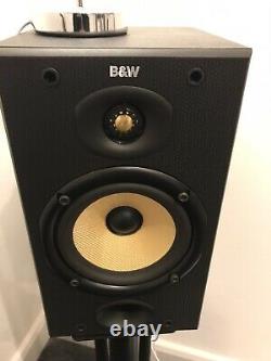 B&W DM602 S3 Main / Stereo Speakers Stands Style And Great Sound Excellent Cond