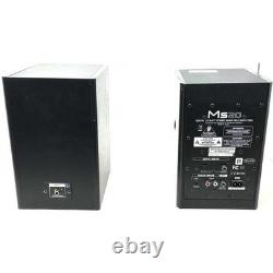 Behringer MS20 Digital 20 Watt Stereo Near Field Monitor Audio Speakers, used