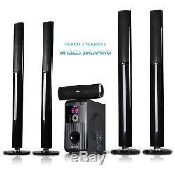 Bluetooth 5.1ch Home Theater Surround Sound Stereo Speaker System Usb Mp3 Player