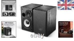 Bluetooth 5.4 Bookshelf Speakers with 24W Power for Stunning Audio Experience