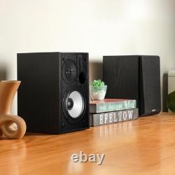 Bluetooth 5.4 Bookshelf Speakers with 24W Power for Stunning Audio Experience