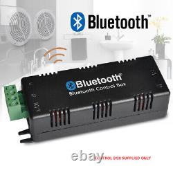 Bluetooth Amplifier & Wall Speakers Smart Home Audio Wireless Stereo HiFi White