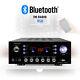 Bluetooth Home Audio Stereo Amplifier Hifi Usb Fm Rca Aux Karaoke Mic Input 120w