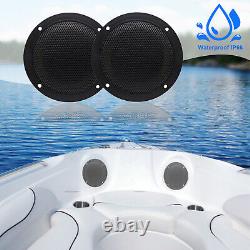 Bluetooth Marine Stereo Audio System Boat Radio, 2Pairs of Waterproof Speakers