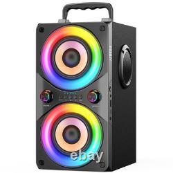 Bluetooth Speaker 100W Portable Big Powerful Deep Bass Loud Sound Wireless